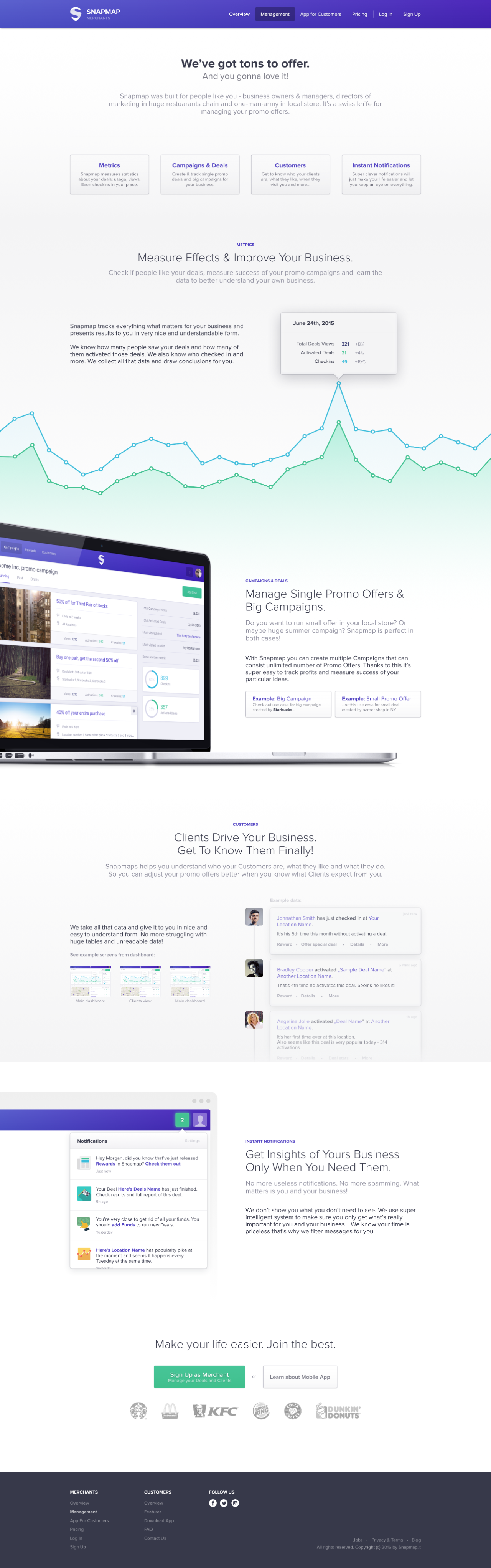 Screenshot – Features overview